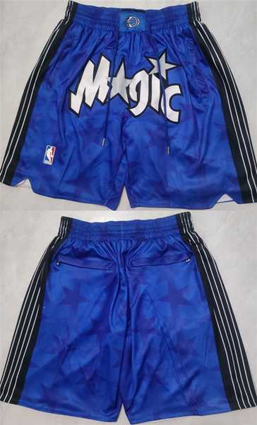 Mens Orlando Magic Blue Shorts(Run Small)->->NBA Jersey